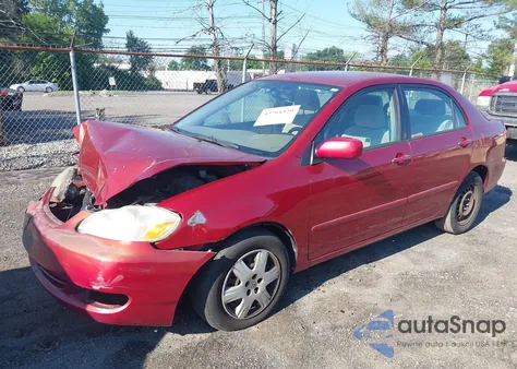 2007 Toyota Corolla Le z USA, uszkodzony, nr VIN 2T1BR32E87C853707